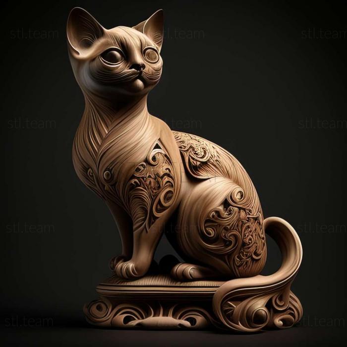 Animals Traditional Siamese cat